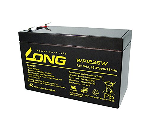 LONG 12V9Ah 高性能 シールドバッテリー WP1236W WP1236W